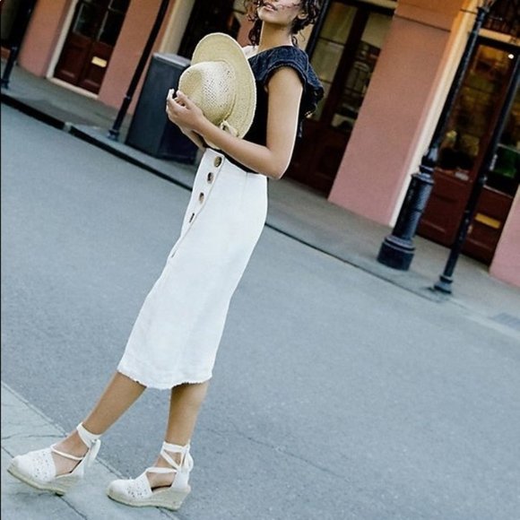 NWT Anthropologie Springtime Wrap Skirt - Picture 5 of 5